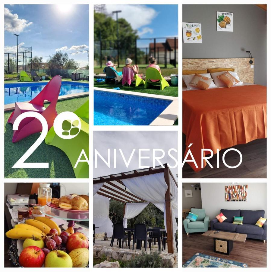 Poco E Meio - Padel & Pool Santiago da Guarda ภายนอก รูปภาพ
