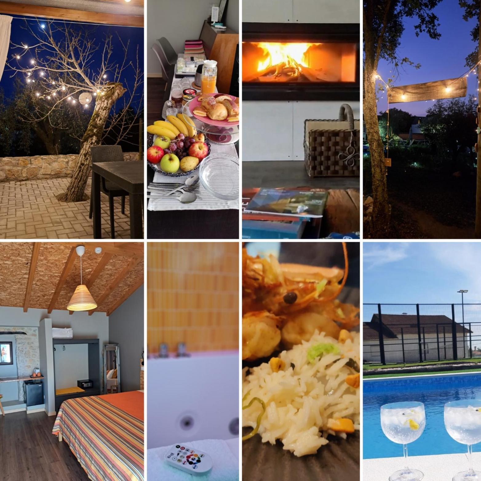 Poco E Meio - Padel & Pool Santiago da Guarda ภายนอก รูปภาพ